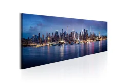 Lerretsbilder|Lerretsbilder-Bilde New York Nights 150x50 Blå