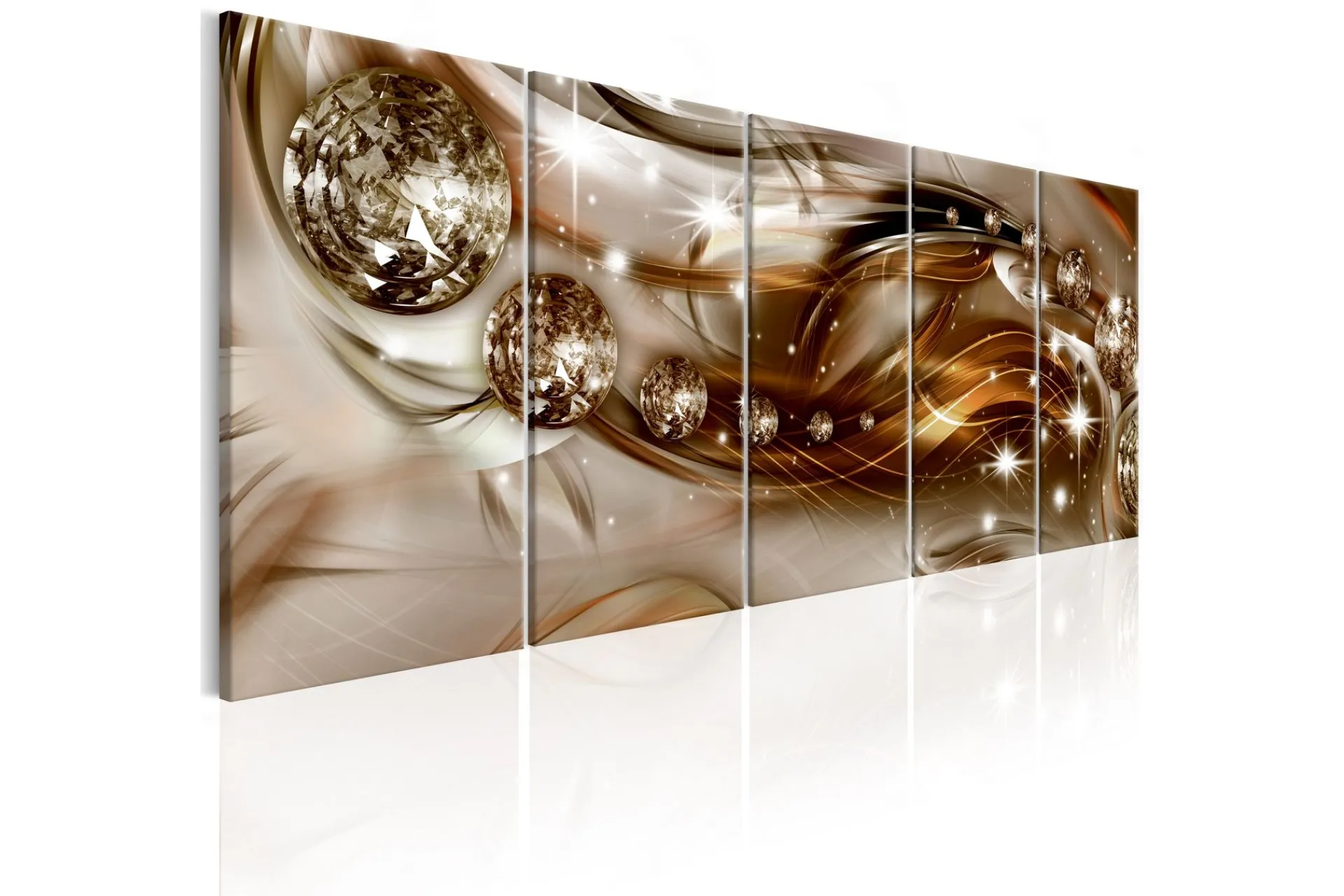 Lerretsbilder|Lerretsbilder-Bilde Shining Bullets 225x90 Hvit,Flerfarget