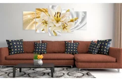 Lerretsbilder|Lerretsbilder-Bilde Stellar Bouquet 100x50 Gul,Hvit
