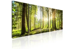 Posters|Oljemaling-Bilde Sunlight 225x90 Flerfärgad,Grønn