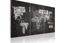 Bildet Map of the world 90x60