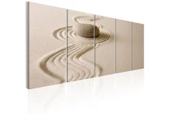 Lerretsbilder|Lerretsbilder-Bilde Zen Sand And Stone 225x90 Beige
