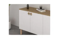 Gangbord|Avlastningsbord-Bingdi Konsollbord 180 cm Hvit