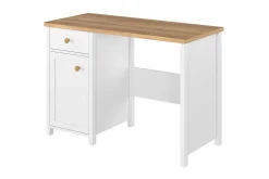 Bioley Skrivebord 110 cm med Oppbevaringsskuff + Skap
