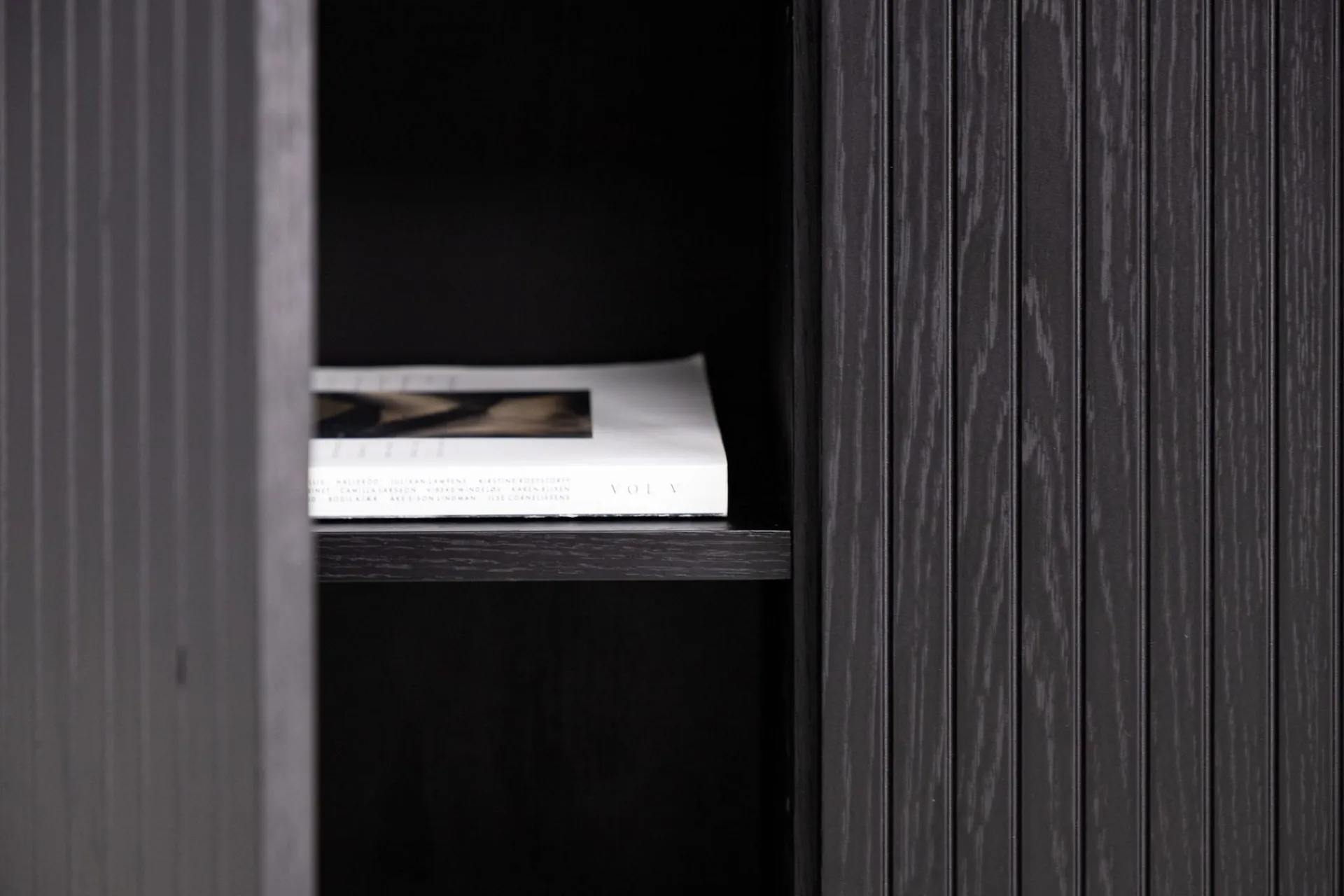 VIND Sideboard & Skjenker-Björkön Skjenk 80x30 cm Svart