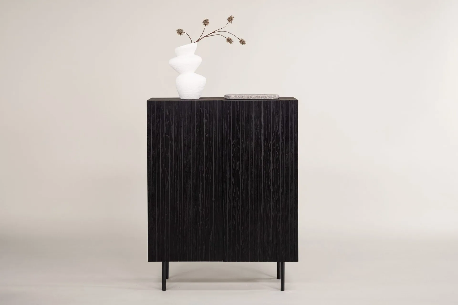 VIND Sideboard & Skjenker-Björkön Skjenk 80x30 cm Svart