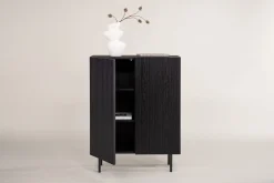 VIND Sideboard & Skjenker-Björkön Skjenk 80x30 cm Svart