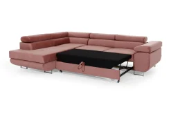 Majestic Furniture Sovesofaer-Bobis Dyp Sovesofa med Sjeselong Venstre 275 cm Lyse brun/Brun