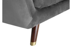 2 Seter Sofa|Velour Sofa & Fløyel Sofa-Bodo Sofa 2-Seter Ljusgrå