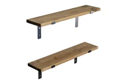 Vegghylle-Bogel Vegghylle 60 cm Valnöt,Svart
