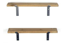 Vegghylle-Bogel Vegghylle 60 cm Valnöt,Svart