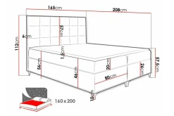 Boisdale Sengeramme 160x200 cm