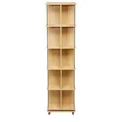 Bokhylle HOME4YOU Ferdie Swivel 45x45x176 cm