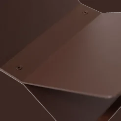 WOOOD Pyntegjenstand-Bokstøtte liggende Brook 29 cm mørk brun