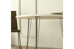 Spisebord & Kjøkkenbord-Bonnick Bord 90 cm Svart,Hvit