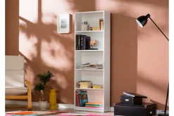 Bokhylle-Bookshelf Hvit