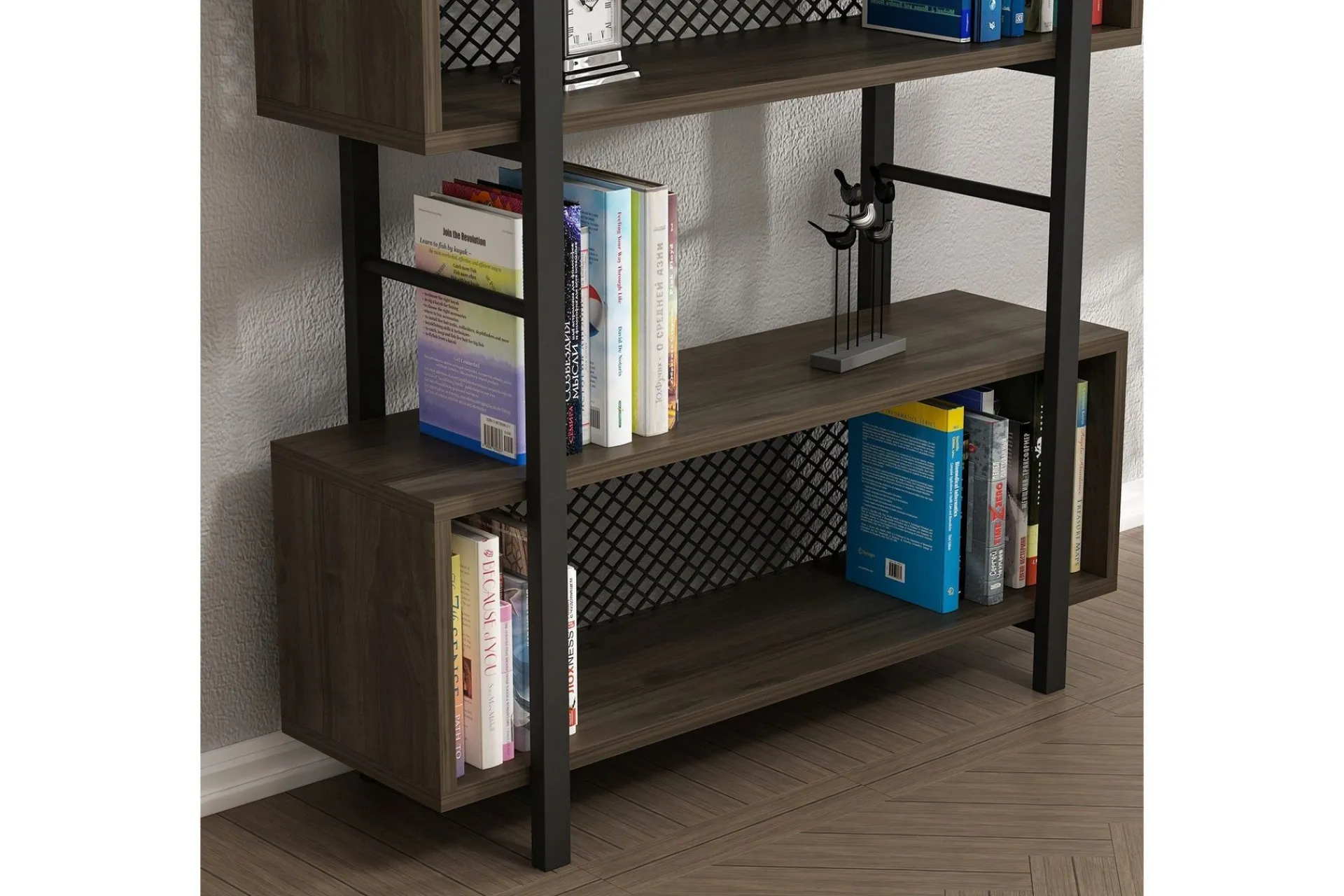 Bokhylle-Bookshelf Valnøtt Valnöt