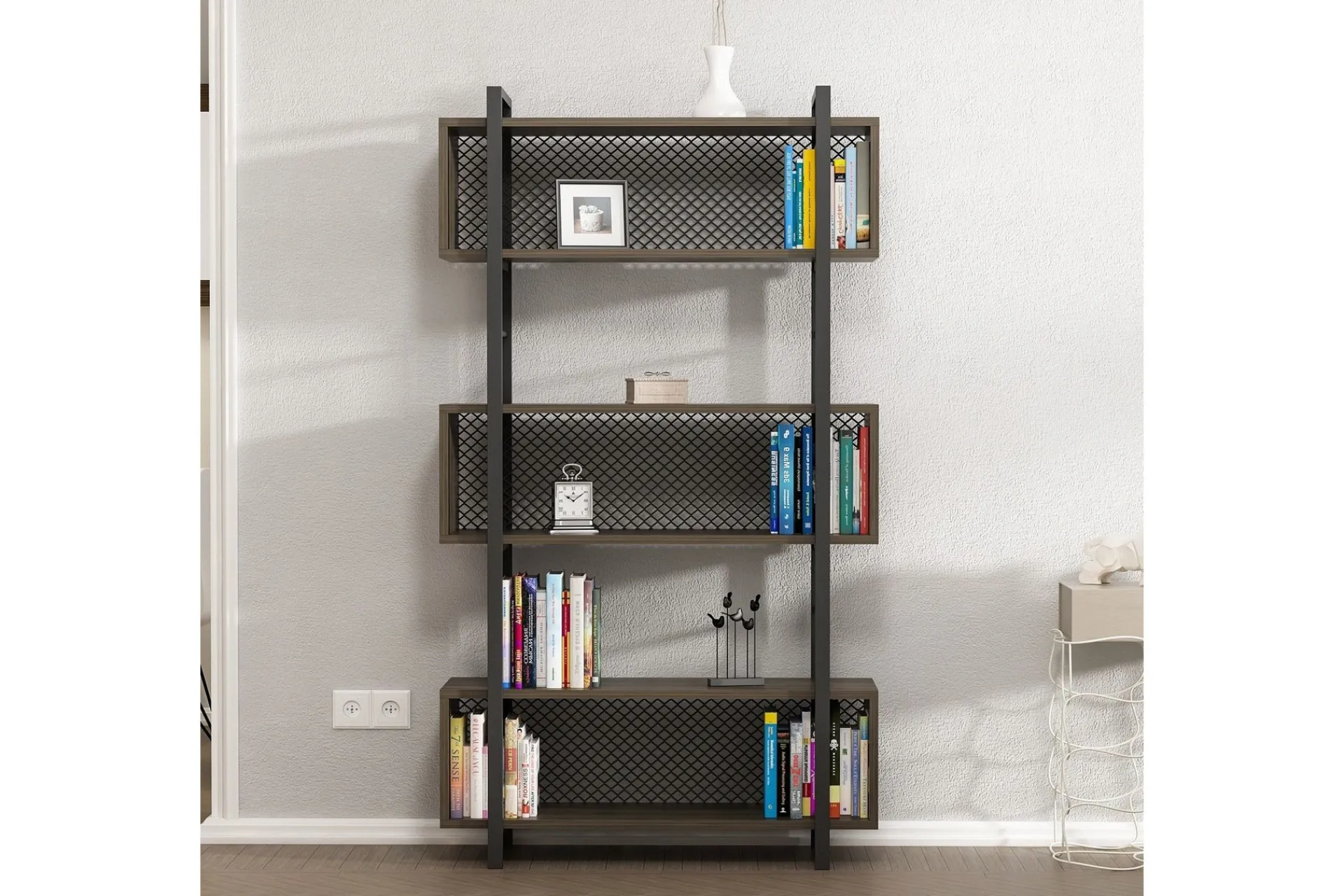 Bokhylle-Bookshelf Valnøtt Valnöt