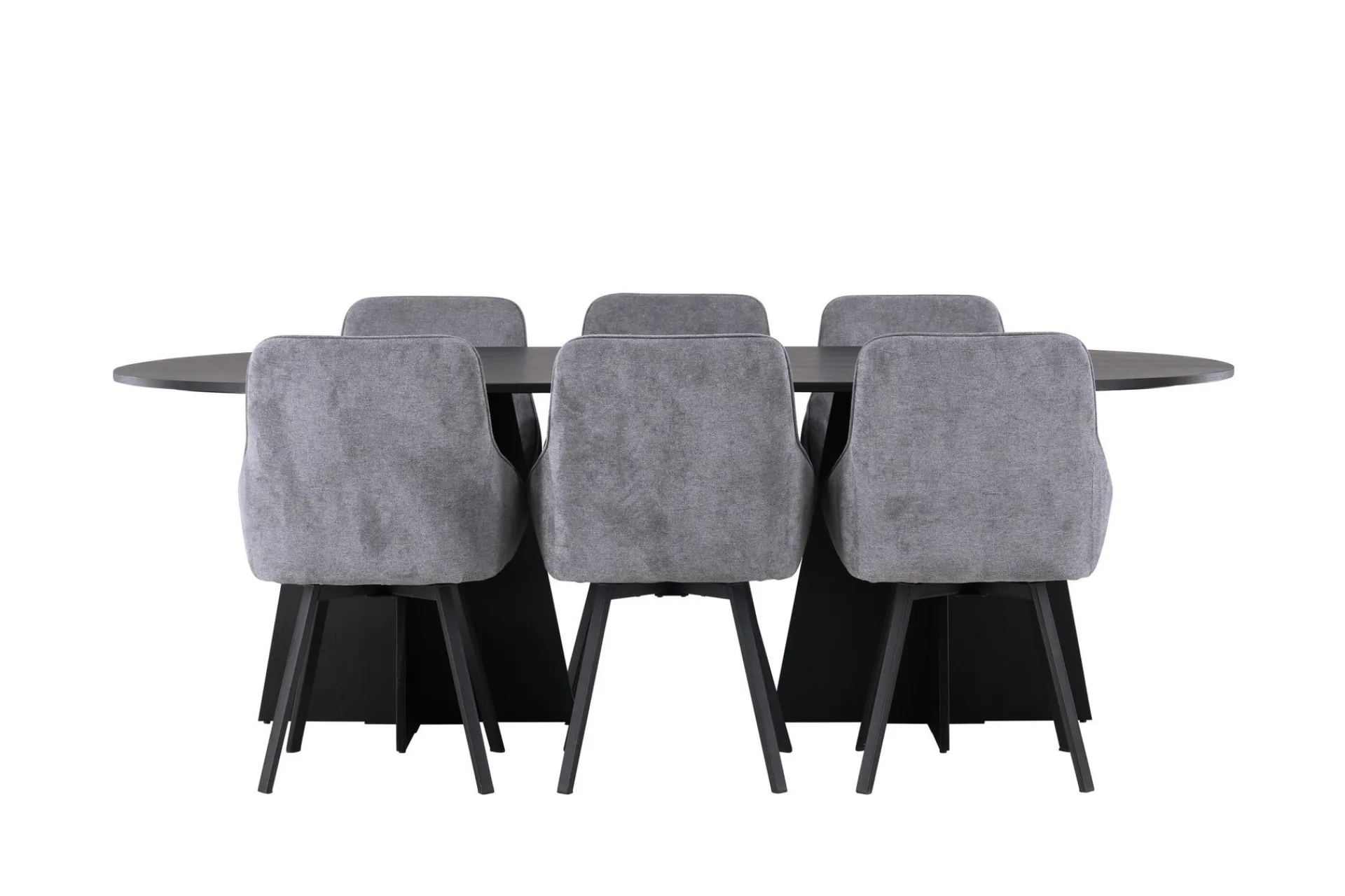 Venture Home Bootcut Spisegruppe 230 cm Oval med 6 Rosie Stoler