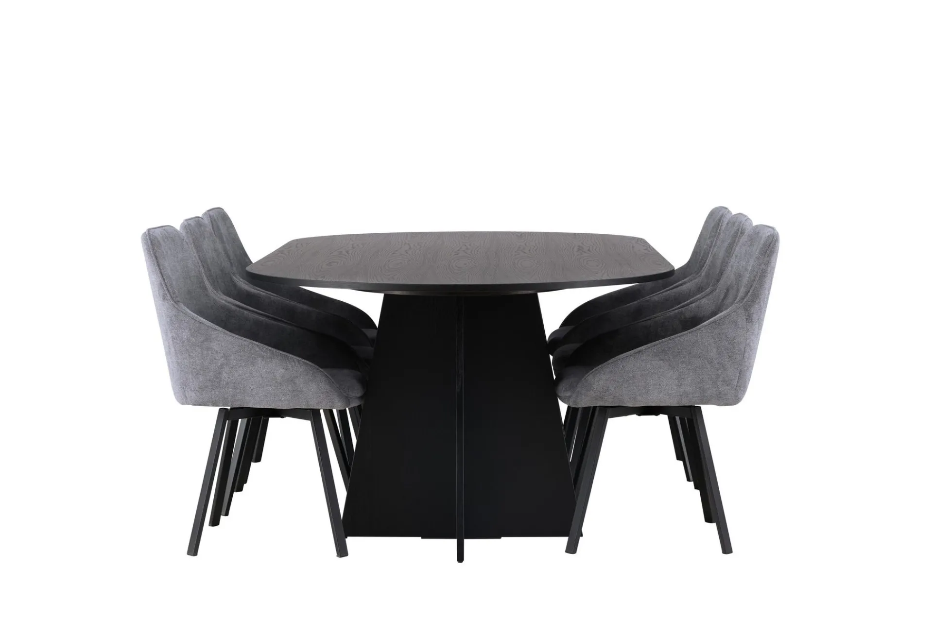 Venture Home Bootcut Spisegruppe 230 cm Oval med 6 Rosie Stoler
