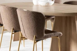 Venture Home Bootcut Spisegruppe 230 cm Rektangulær med 6 Modesto stoler