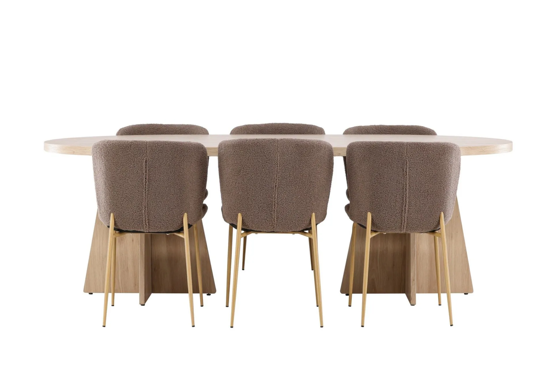 Venture Home Bootcut Spisegruppe 230 cm Rektangulær med 6 Modesto stoler
