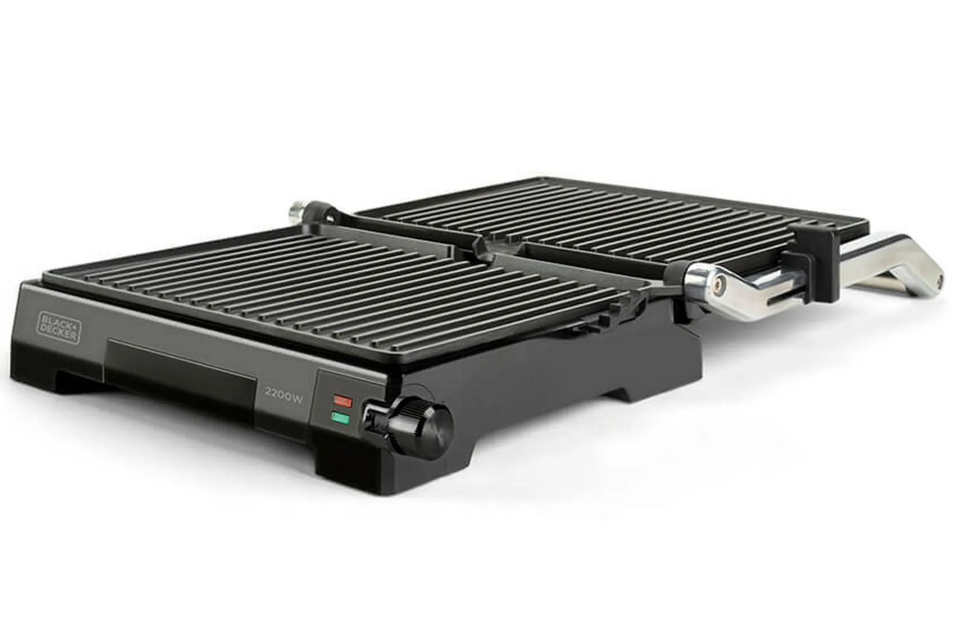 Black+Decker Bordgrill Temp Control 2200W Børstet Stål