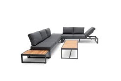 Hillerstorp Balkongmøbler-Bord Oxelunda 113 x 55 cm Grå Grey