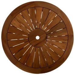 Bord HOME4YOU Fabiola D80x72 cm Akasie