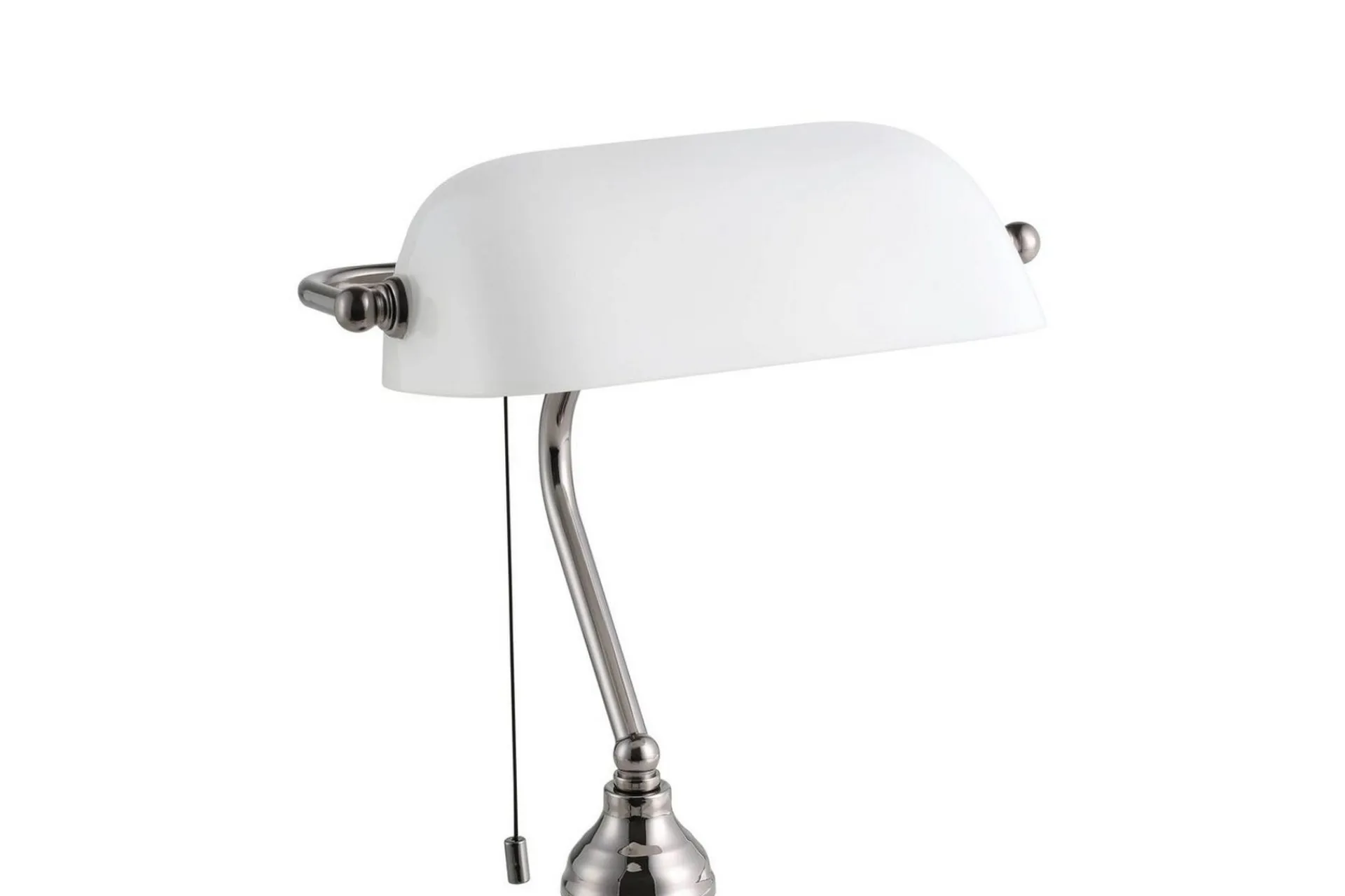 Eglo Bordlampe-Bordlampe Banker Nickel Hvit