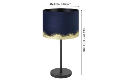 Bordlampe-Bordlampe Eglo Casuarita Blå/Gull Mørkeblå,Gull