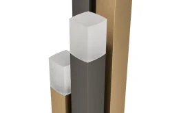 Eglo Bordlampe-Bordlampe Estanterios Grå/Brun med 4 Lamper Svart,Brun