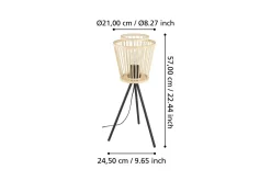 Eglo Bordlampe-Bordlampe Hykeham Svart