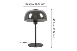 Eglo Bordlampe-Bordlampe Solo 2 svart/hvit Svart,Hvit