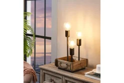 Eglo Bordlampe-Bordlampe Wootton Brun,Svart