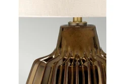 Nattbordslampe|Bordlampe-Bordlampe Elstead Lighting Newham Bronse,Elfenben