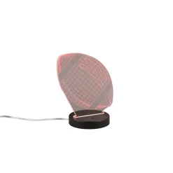 Trio Lighting Barnelampe-Bordlampe Fotball Mattsvart
