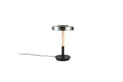 Trio Lighting Nattbordslampe|Bordlampe-Bordlampe TRIO Celeste Matt svart/krom/tre Grafittgrå,Kobber,Bronse