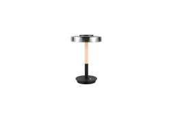 Trio Lighting Nattbordslampe|Bordlampe-Bordlampe TRIO Celeste Matt svart/krom/tre Grafittgrå,Kobber,Bronse