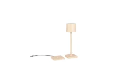 Trio Lighting Nattbordslampe|Bordlampe-Bordlampe TRIO Fernandez Sand