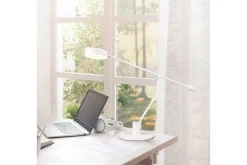 Trio Lighting Nattbordslampe|Bordlampe-Bordlampe TRIO Manduro Matt hvit Cremehvit