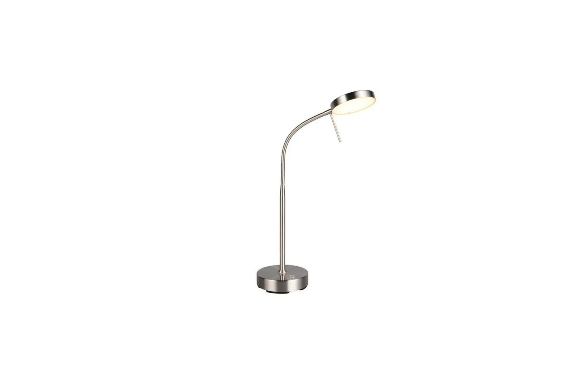 Trio Lighting Nattbordslampe|Bordlampe-Bordlampe TRIO Moreno Børstet stål Flerfärgad