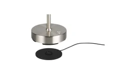 Trio Lighting Nattbordslampe|Bordlampe-Bordlampe TRIO Moreno Børstet stål Flerfärgad