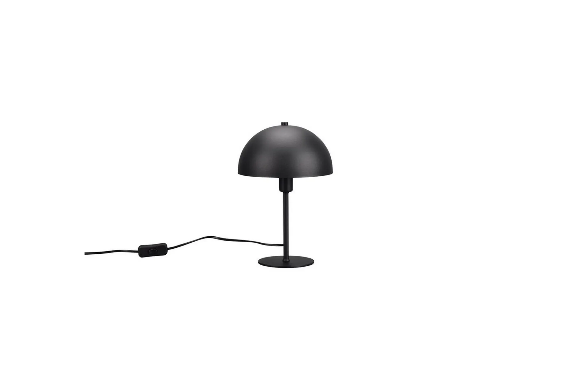Trio Lighting Nattbordslampe|Bordlampe-Bordlampe TRIO Nola 30 cm, Matt Svart