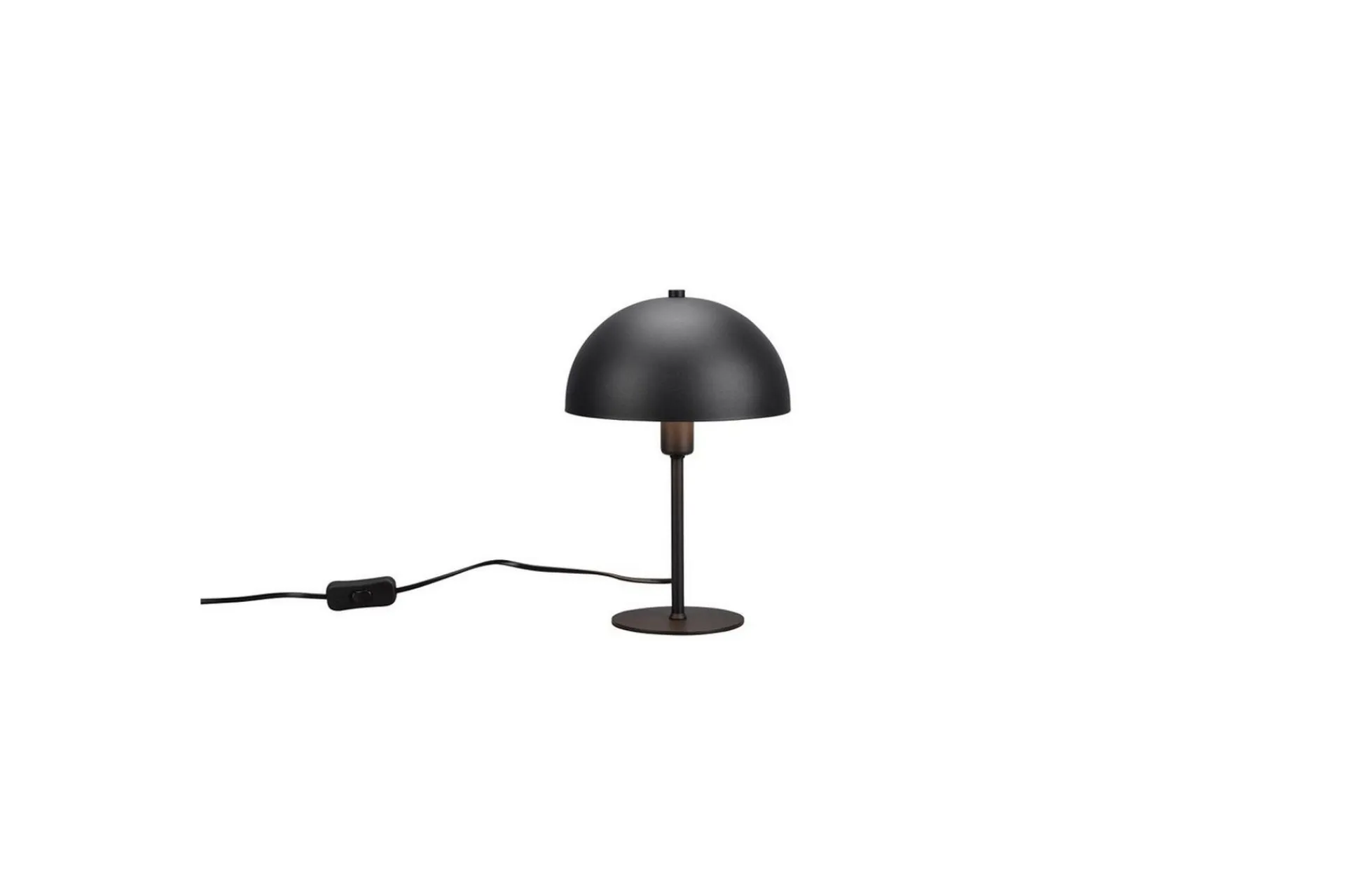 Trio Lighting Nattbordslampe|Bordlampe-Bordlampe TRIO Nola 30 cm, Matt Svart