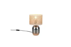 Trio Lighting Nattbordslampe|Bordlampe-Bordlampe TRIO Tara 33 cm Krom