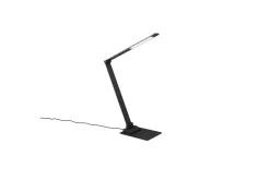 Trio Lighting Nattbordslampe|Bordlampe-Bordlampe TRIO Travis Matt Svart
