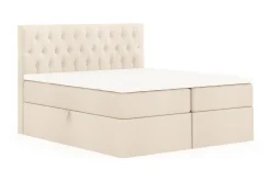Drömvik Seng Med Oppbevaring-Boxy Box Bed 160x200 cm Beige