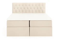 Drömvik Seng Med Oppbevaring-Boxy Box Bed 160x200 cm Beige