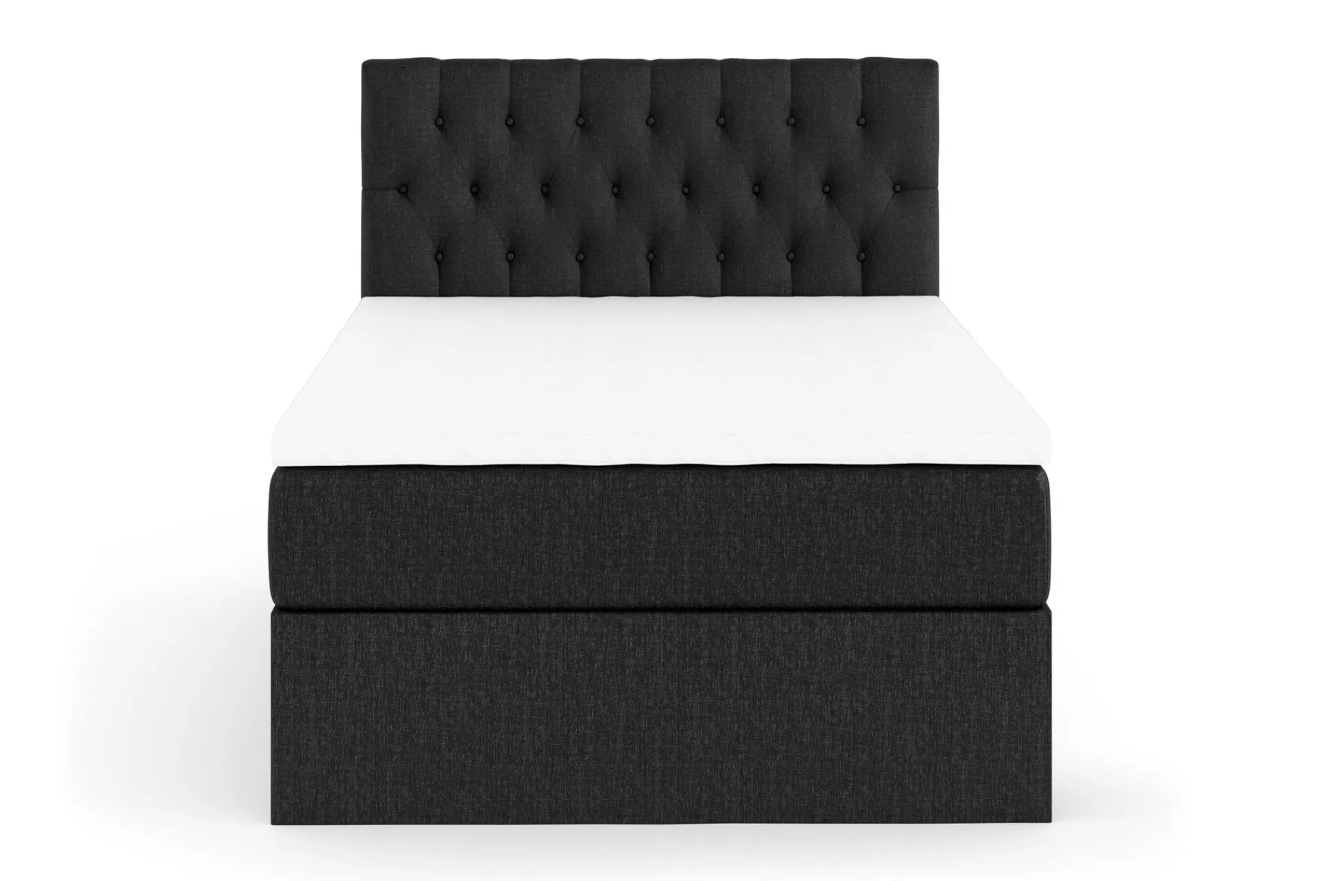 Drömvik Seng Med Oppbevaring-Boxy Box Bed 120x200 cm Svart/Grå